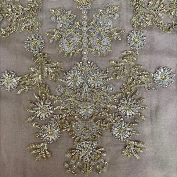 Pakistani Indian eid semi formal shalwar qameez dupatta - Picture 6 of 11